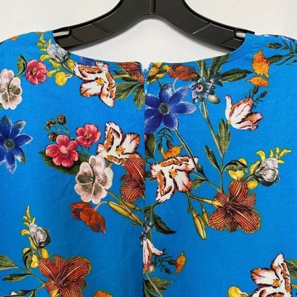 Calvin Klein Blue Floral Summer Dress - Picture 7 of 14